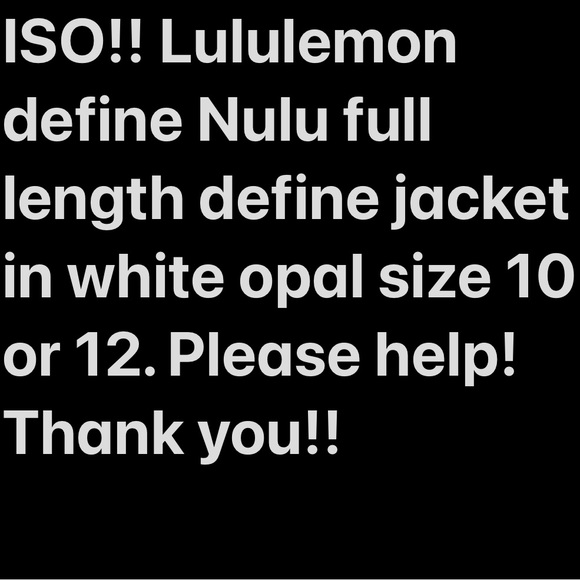 Looking for define Nulu in white opal - Picture 1 of 3